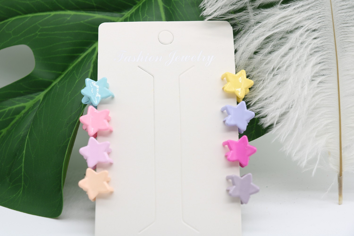 韩版可爱迷你星星小抓夹儿童卡通发卡糖果色碎发侧边刘海夹发夹详情3