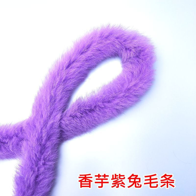 Wholesale of rabbit fur, wool strips, wool edge strips, sandwich strips, lace, winter fur, wool edge Hanfu, capes and other fur clothing accessories pic 27