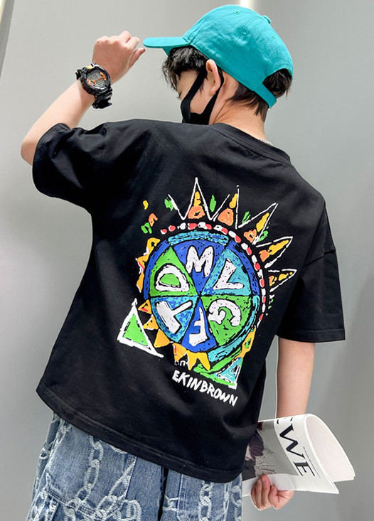 儿童装男童短袖T恤夏装2022年新款夏季男孩中大童夏款纯棉上衣潮t详情12