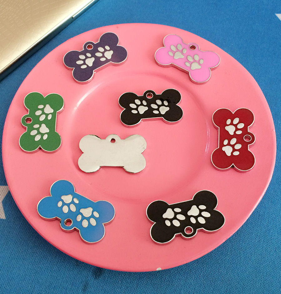 New bone pet accessories, id dog tags, pet supplies, laser anti-loss tags, direct supply from the manufacturer, one-piece consignment pic 12