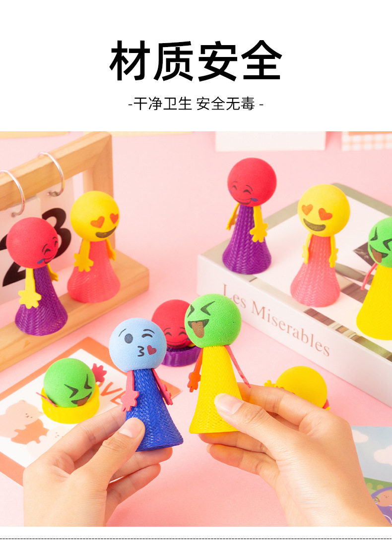 Cross-border luminous toys, bouncing elves, spring figures, bouncing little people, jumping people, kindergarten gifts, wholesale of gifts pic 5