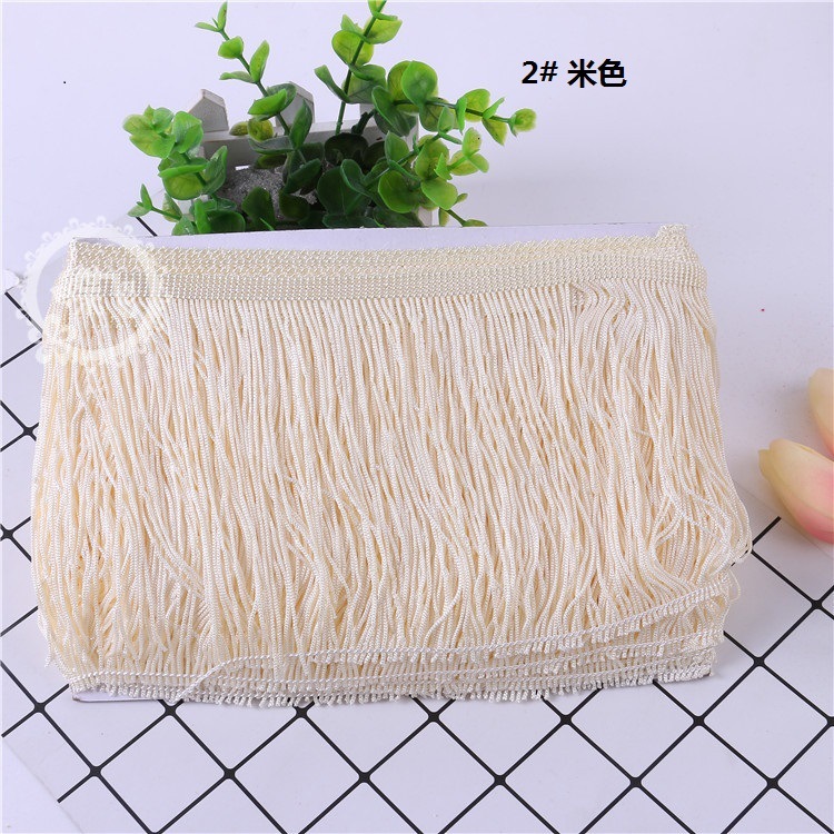 DIY stage costume accessories: Latin dance lace, tassel lace, polyester ribbon, 15CM, factory direct sales, 1 webbing pic 30