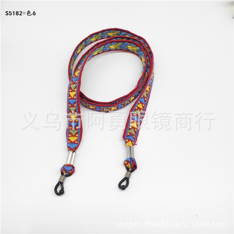 Custom nuevo estilo estilo étnico cuerda de gafas cadena de gafas colgante cuello cuello anti-caída cuerda de gafas europa y américa popular influencers pic 5