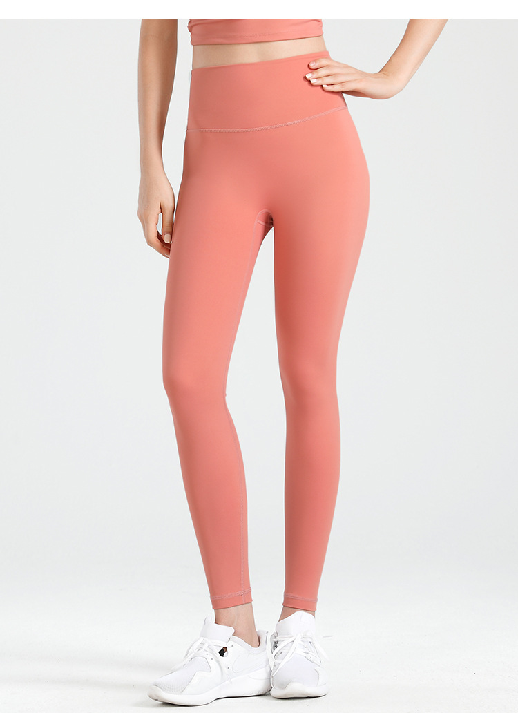 Yoga pants for women: High-waisted, hip-lifting, elastic compression, nude feel, tight-fitting sports pants, quick-drying running training, and outerwear fitness pants pic 48