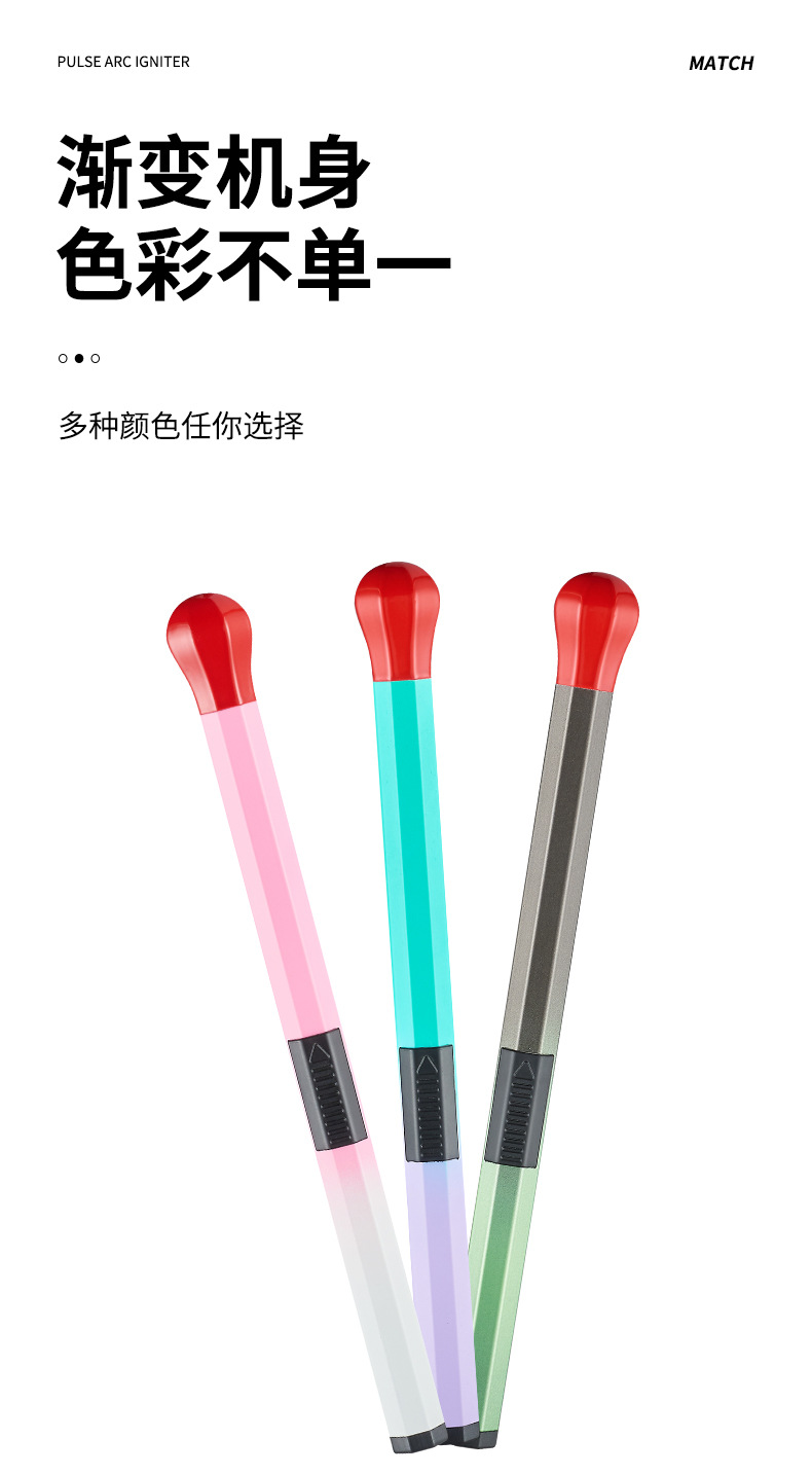 Household kitchen igniter, matchstick, pulse electronic igniter, creative charging lighter, extended and enlarged version pic 11