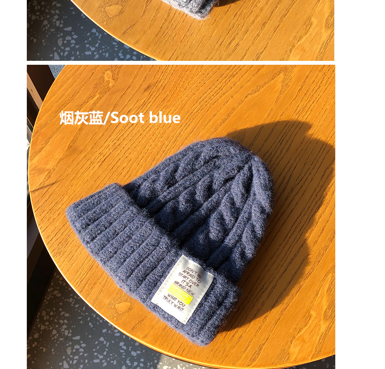 Otoño invierno engrosado cálido cáñamol sombrero de punto mujer versión coreana ins marca de la marea cono sombrero sombrero sombrero frío sombrero de lana hombre pic 11