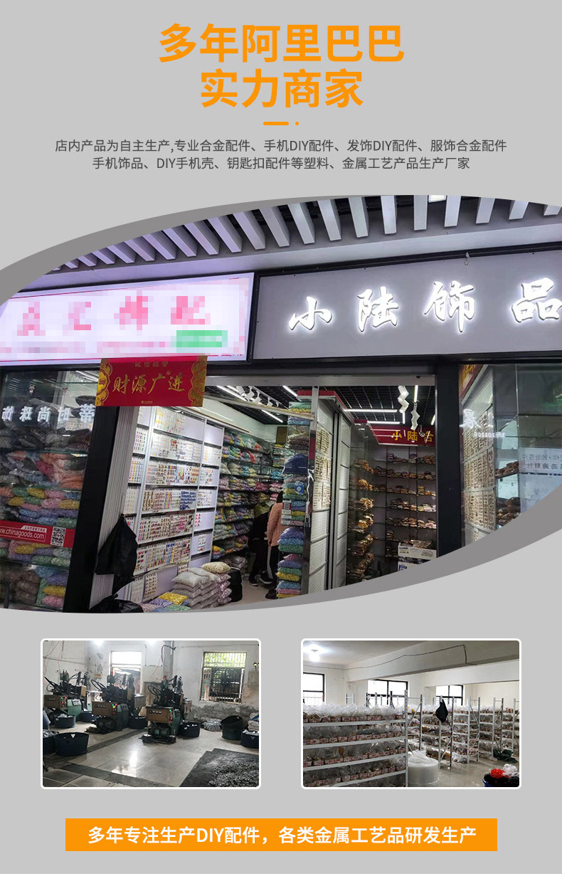 铜制diy韩版饰品配件 流行极简几何图形耳环吊坠挂件 K金正方形详情1