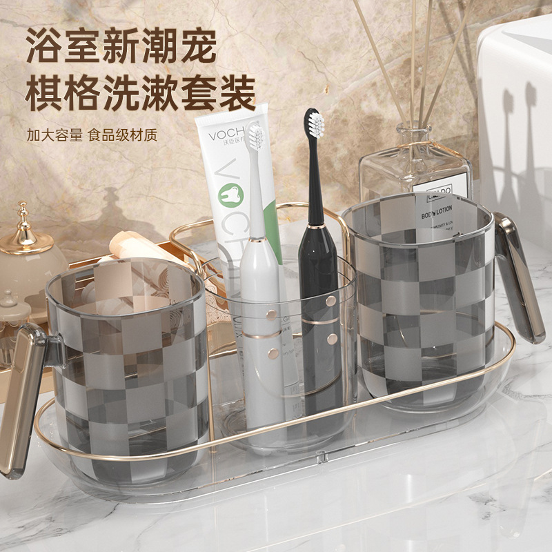 Light luxury Nordic ins desktop trash can, light luxury cosmetics storage box, living room dining table, bathroom round pressure ring trash can pic 14