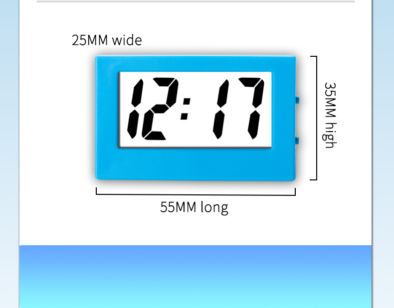 迷你立式三角钟 办公室书桌学习静音简约电子考试创意计时器学生详情25