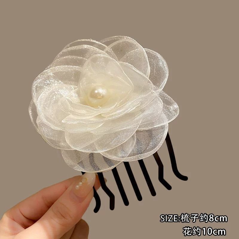 The iron hairpin and hairpin set can be DIY. The acrylic iron hairpin and hairpin set imitates pearl hairpin pic 7