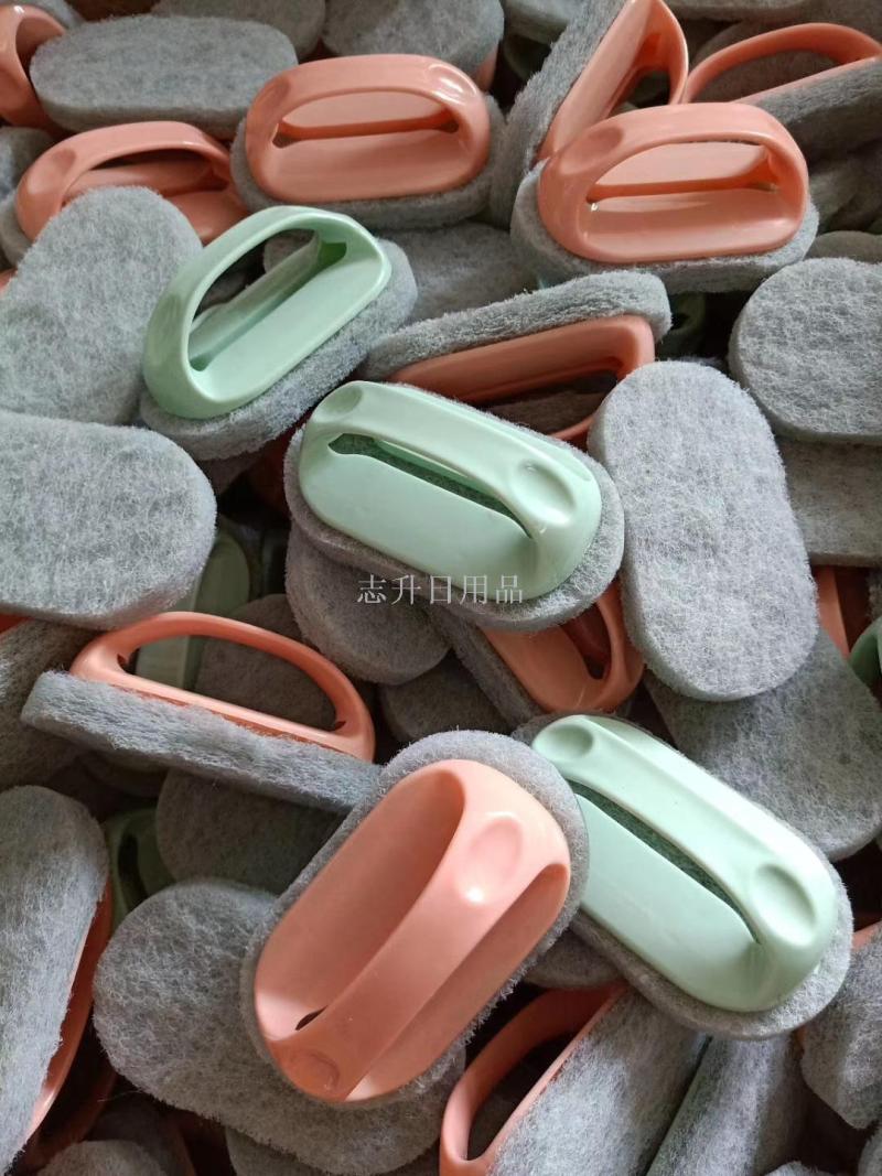 Thickened sponge brush, pot brush, bathroom handle, bathtub brush, kitchen and bathroom tile cleaning brush T pic 17