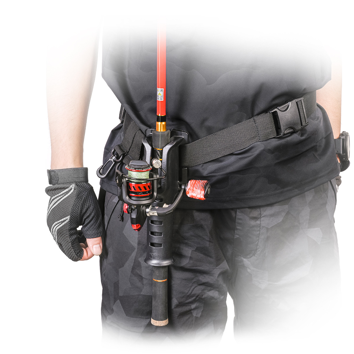 28157 LEO/ Leou [Fishing Rod Belt and Rod Support Frame] Portable Lull Waist Support fishing Gear wholesale pic 7