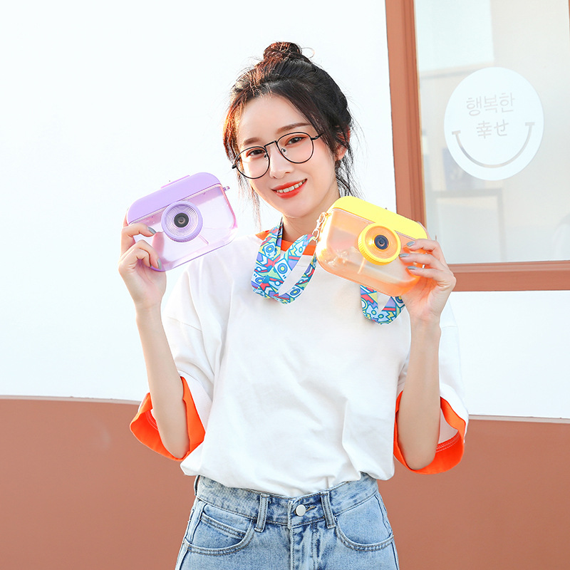 Regalo promocional logotipo personalizado creativo taza de pajita ins cute girl heart portátil versión coreana tendencia taza de agua de plástico pic 4