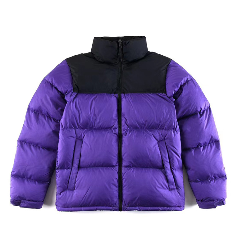 1996 hombre multicolor abajo chaqueta con capucha corto cuello de pie tendencia de moda casual cómodo abrigo 23 años venta caliente pic 3