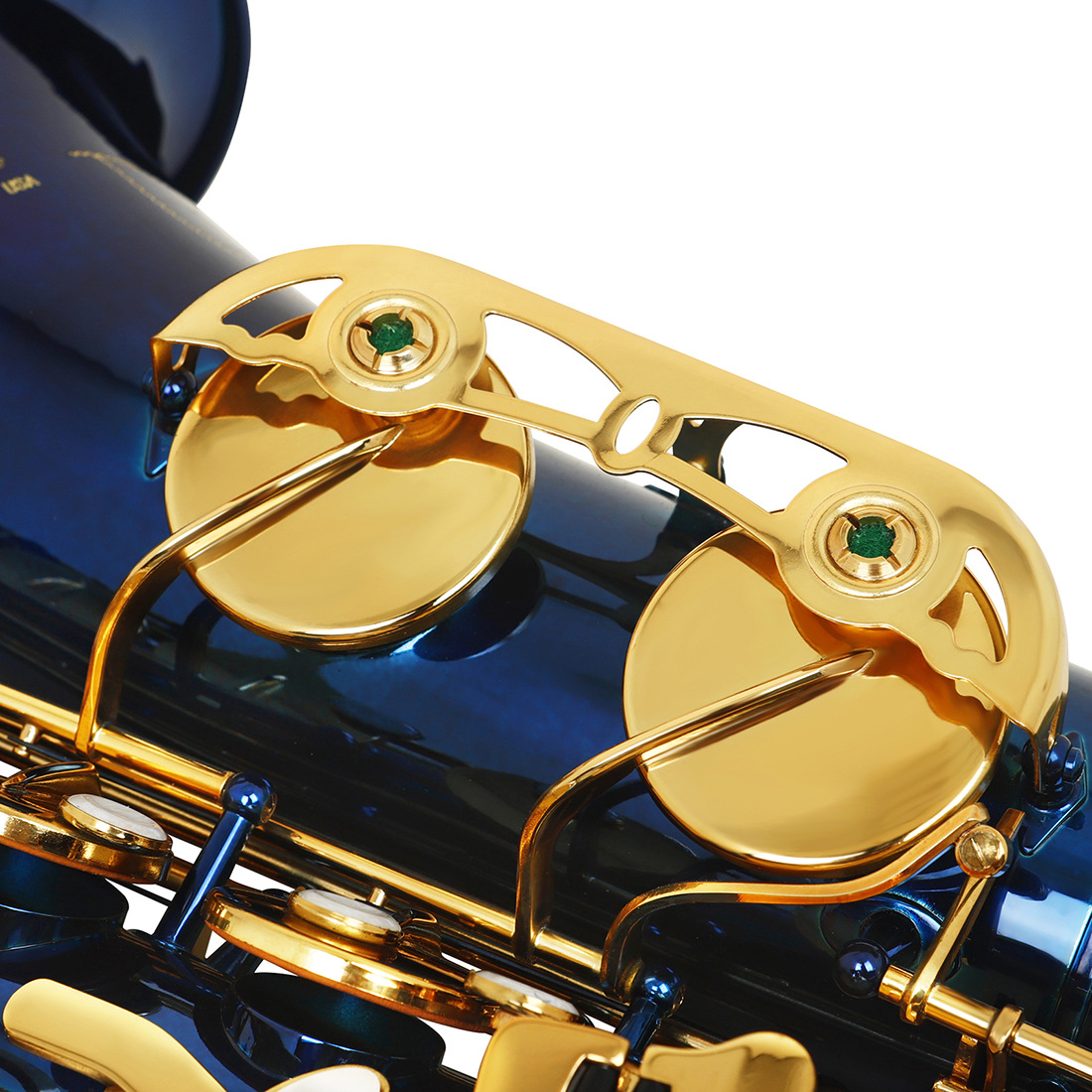 LADE降B调次中音萨克斯手工雕花鲍鱼壳管体乐队专业演奏saxophone详情14