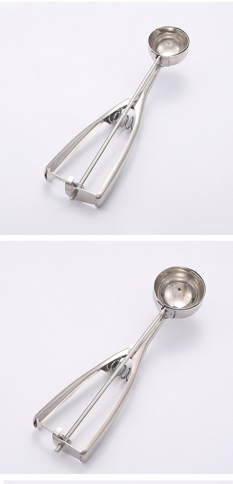 不锈钢冰淇淋勺冰淇淋挖球勺冰淇淋挖勺水果挖球器不锈钢雪糕勺详情9