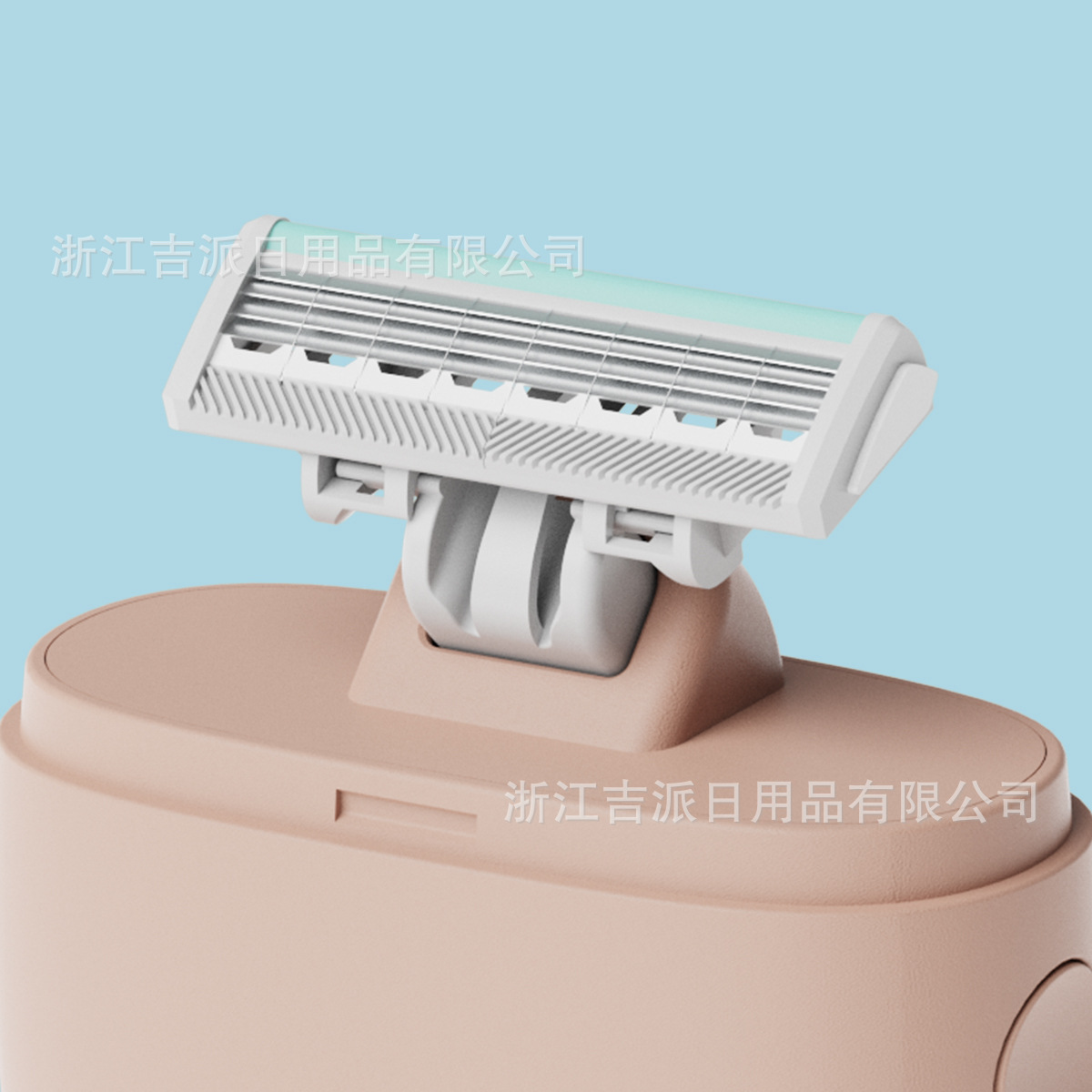 颜羊小熊款便携剃毛刀手动一体式敏感肌专用刀头带护肤皂脱毛神器详情17