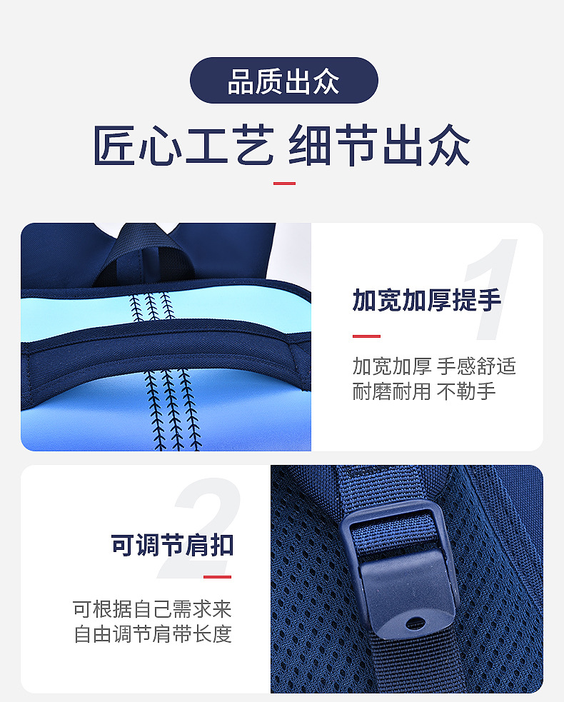 新款儿童防水书包小学生男女儿童1--6年级减负护脊大容量轻便书包详情14