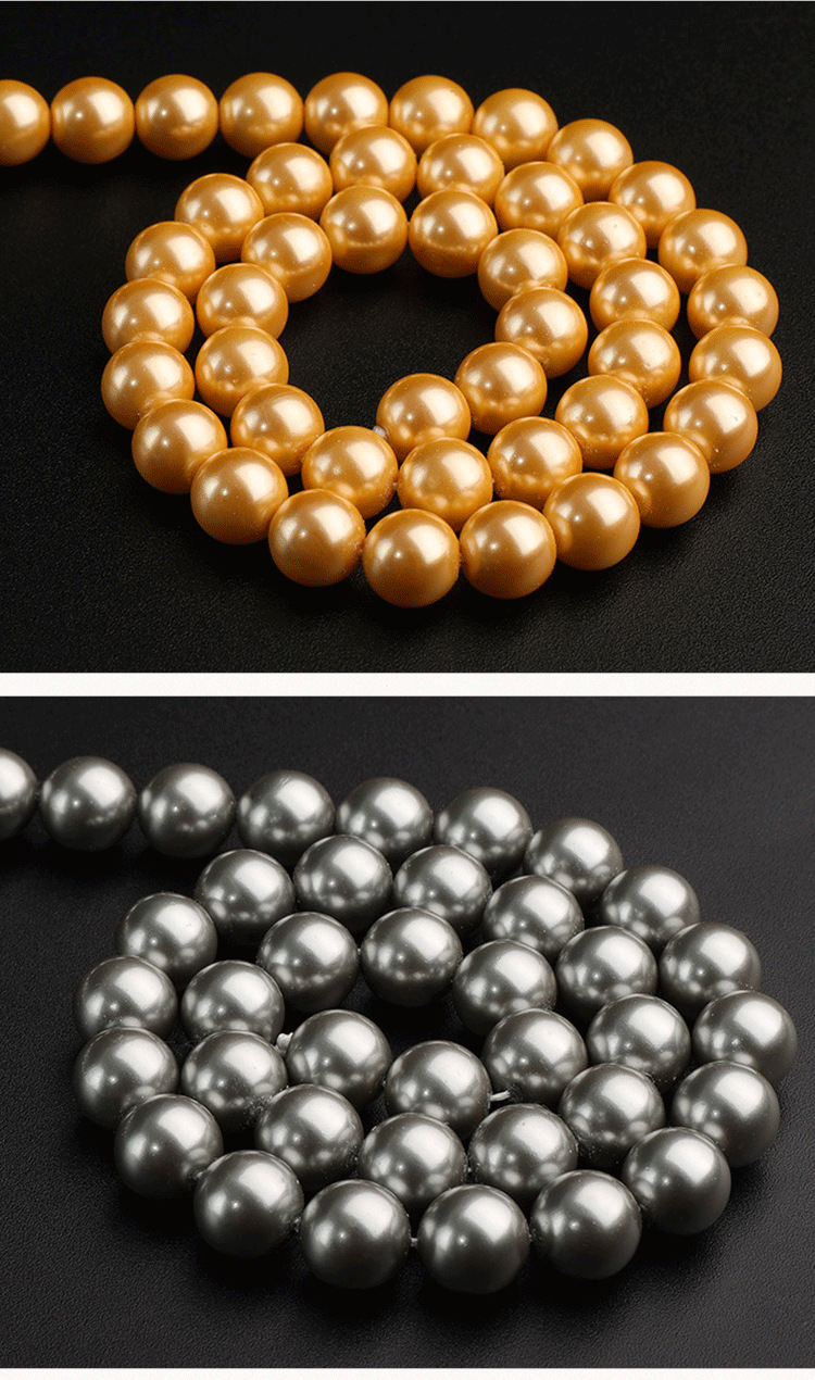 Factory direct supply of 3-20mm straight-hole Swarovski pearl shells. Order based on samples and DIY handcrafted beaded beads pic 3