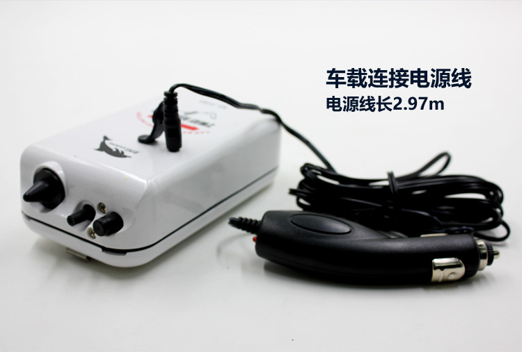 鱼缸车充氧气泵车载插电或干电池两用单孔增氧泵车载户外详情41