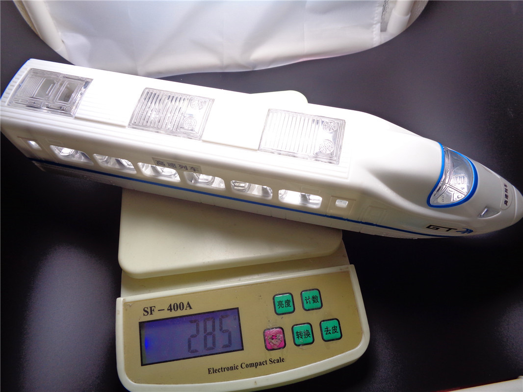 The best-selling LED simulation train of the Harmony high-speed train and electric train model of the seven-color music luminous toy pic 6