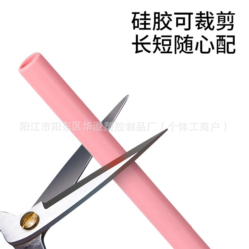 彩色硅胶吸管学生儿童果汁饮料饮水管直管弯管斜口奶茶吸管批发详情25