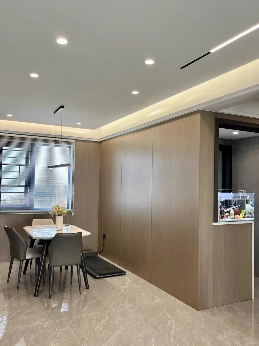 碳晶板木饰面墙板防水防潮集成墙板背景墙装饰室内装修护墙板工厂详情9