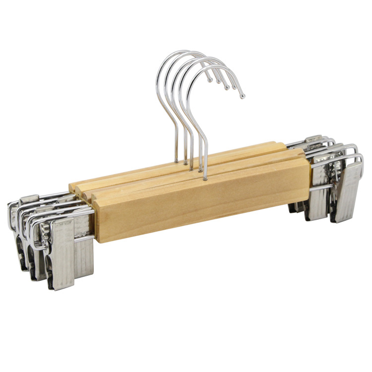 原木色园钩裤架