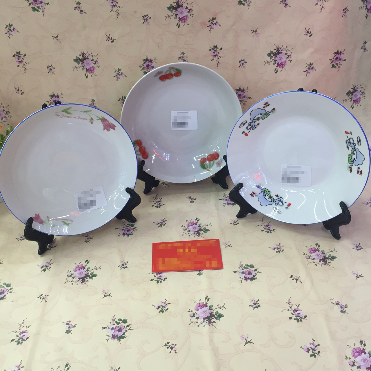 There are many styles of 7-inch round ceramic plates in Chinese style. Yiwu Xu Shengyou wholesale for 2 yuan, factory direct sales for 300 yuan pic 2