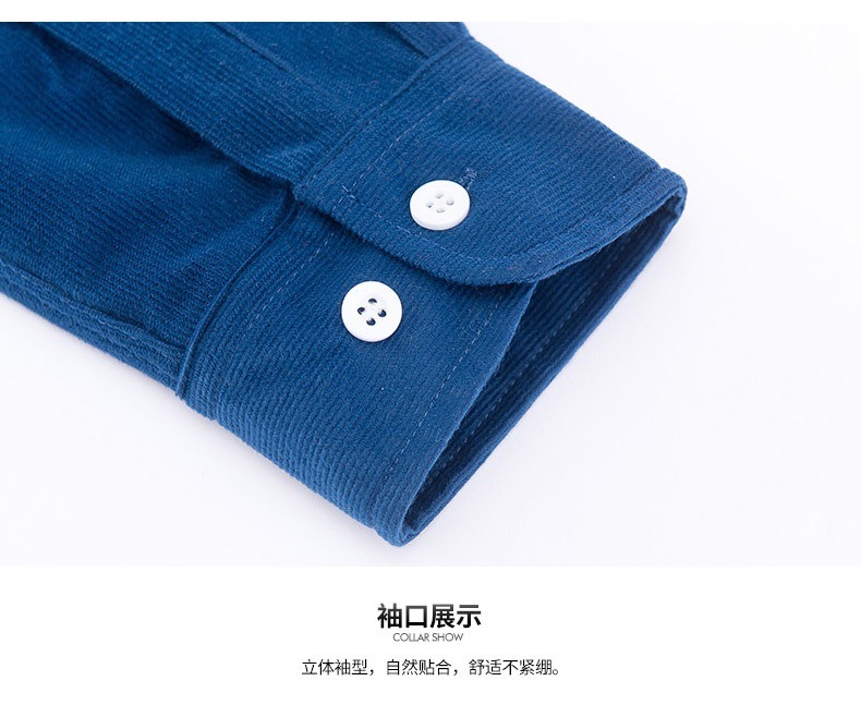 Camisa de pana otoño manga larga plus cotton coat hombre negocios casual top camisa sin escaldor coat hombre al por mayor pic 24