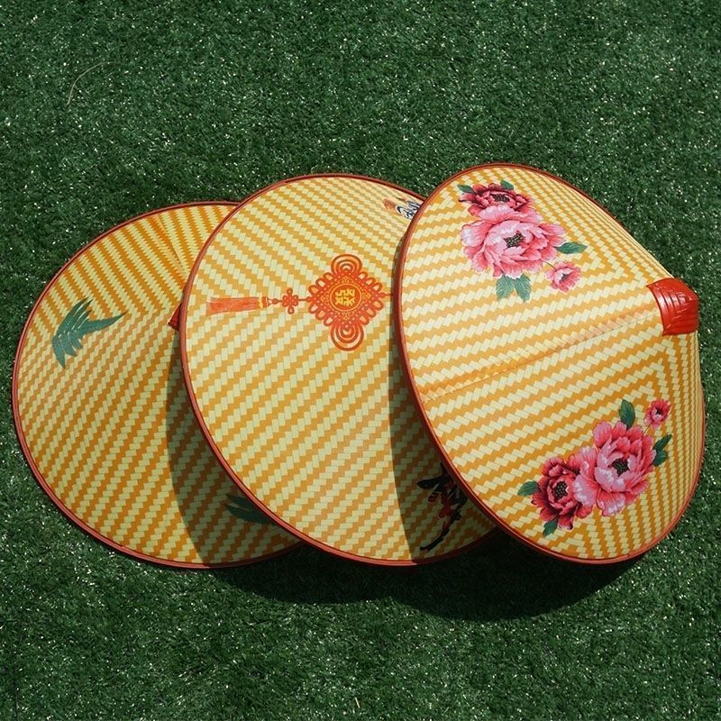 户外农民遮阳防晒防雨隔热塑料斗笠帽成人舞台演出道具钓鱼斗笠帽详情5