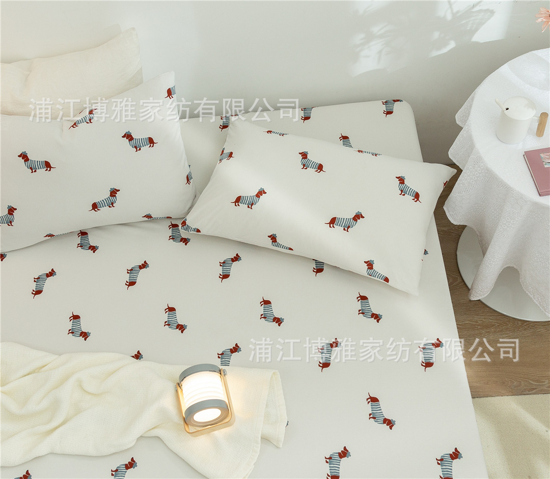 The manufacturer supplies wholesale summer bed sheets, bed covers, single pieces, mattress protection covers, three-piece sets, and washable covers pic 18
