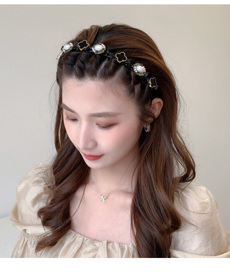 编发发箍2025年夏季新款网红夏季洗脸压发头箍碎发神器发卡头饰女详情8