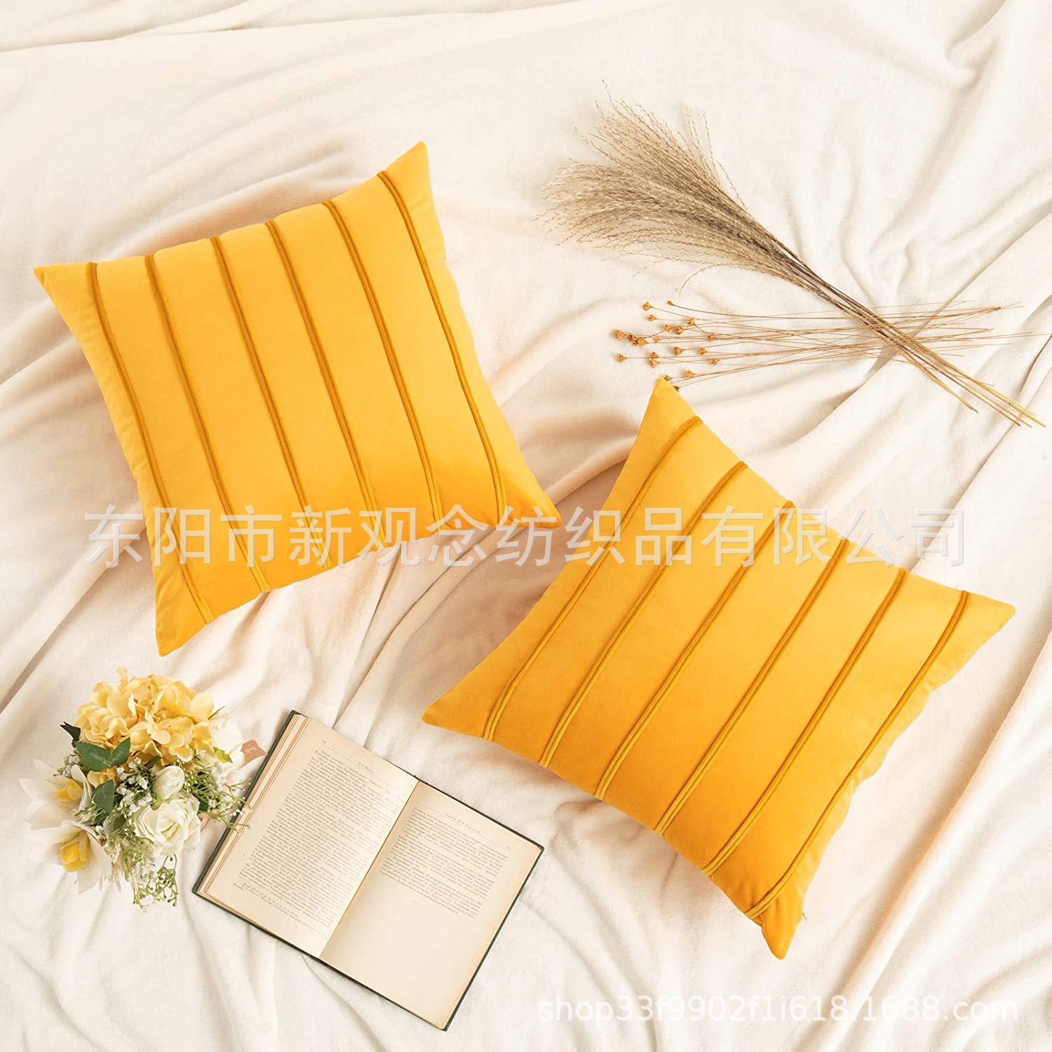 Wholesale factory direct sales of new Dutch velvet waist pillow, velvet throw pillow, light luxury pressure rope, creative throw pillow cover and cushion pic 16
