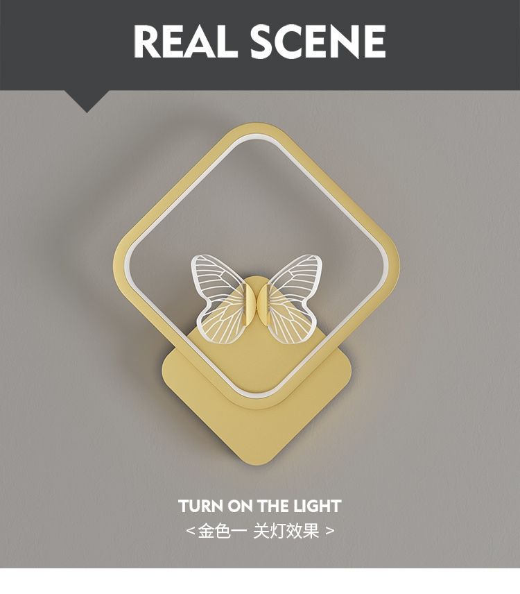 创意儿童墙壁灯北欧卧室床头灯简约现代圆形客厅过道电视背景壁灯详情15