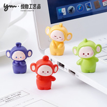 创意可爱表情仿真多肉仙人掌盆栽 diy装饰品盲袋配件微景观小摆件详情13