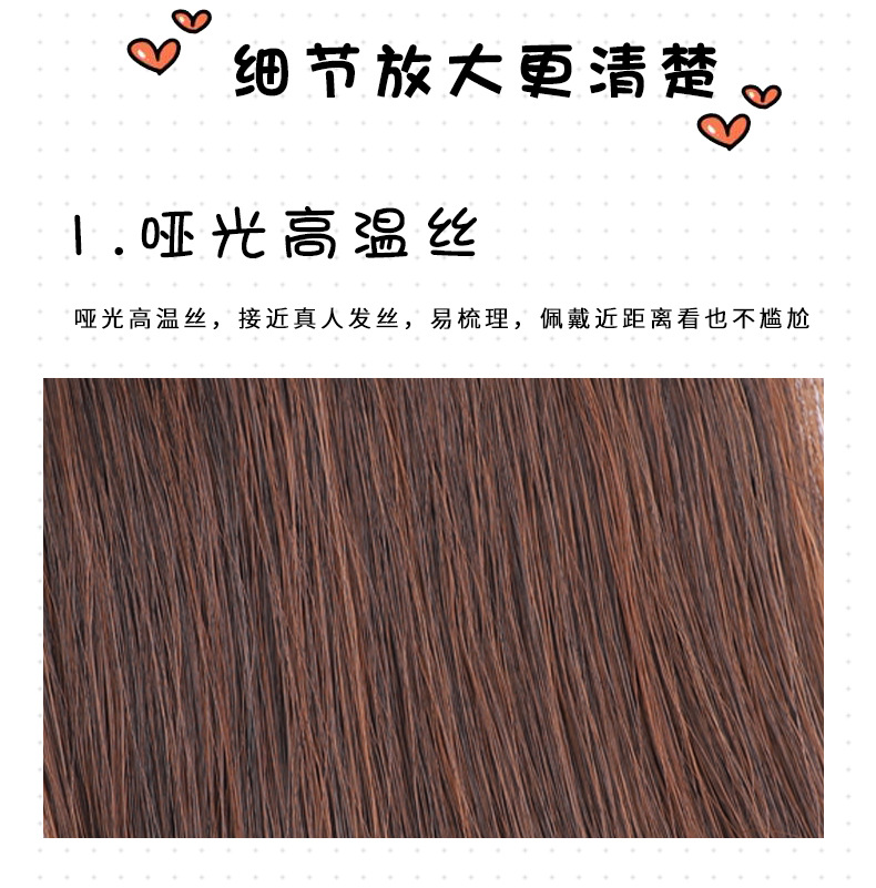 Amazon cross-border best-selling wig, ponytail, big grip, water ripple style, the same as the popular Internet celebrity, factory direct sales, one-piece consignment pic 14