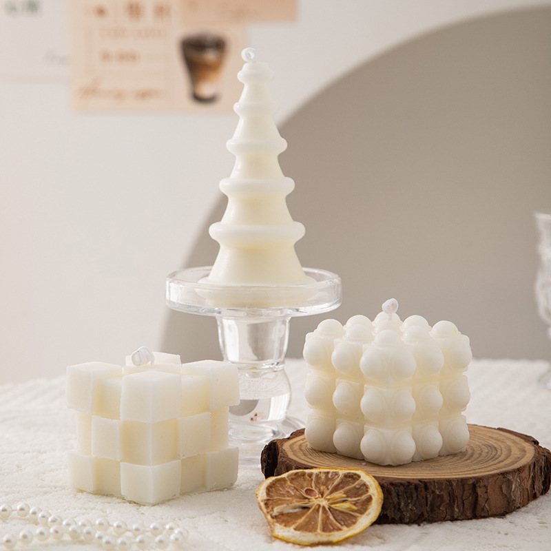 新款造型几何柱蜡香薰蜡烛跨境ins家居摆饰拍摄道具结婚伴手礼详情6