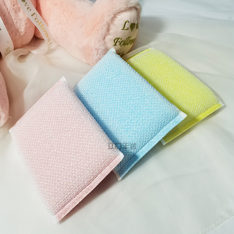 Thickened, encrypted and durable colored washing king, dishwashing sponge, kitchen scouring pad, cleaning cloth, Washing King pic 8