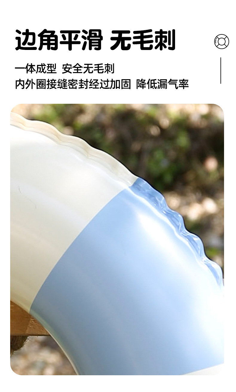 厂家网红儿童游泳圈批发ins风复古条纹腋下泳圈pvc充气游泳圈批发详情14