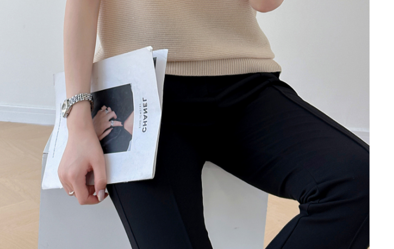 马甲毛衣女装2023年秋季新款无袖背心羊毛衫女士半高领针织衫羊毛详情19