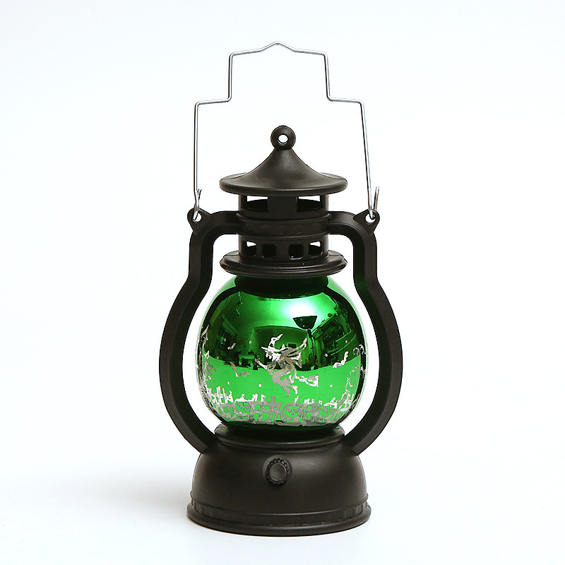 New Halloween pumpkin lantern decorations, small oil lamps, retro laser small horse lanterns, creative bar Ghost Festival atmosphere decoration pic 22