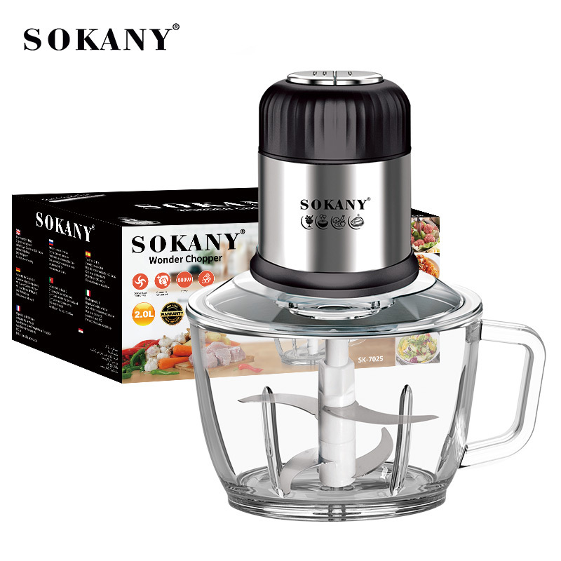 Cross-border SOKANY7025 meat grinder, electric mincing, vegetable mincing, dumpling and meatball mincing machine, Amazon foreign trade pic 13
