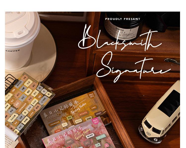 语闲模切贴纸本 春日小记系列 文艺风风景文字素材手帐咕卡拼贴画详情7