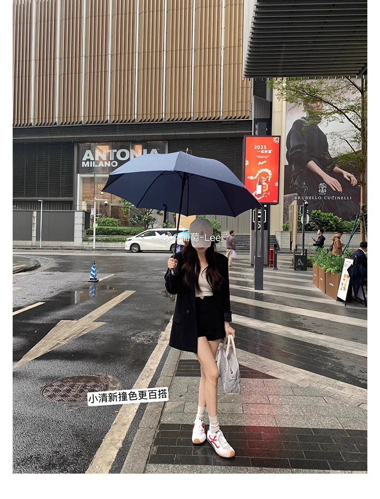 葡萄妈歪头内增高德训鞋休闲风撞色拼接系带运动大头小白鞋女详情28