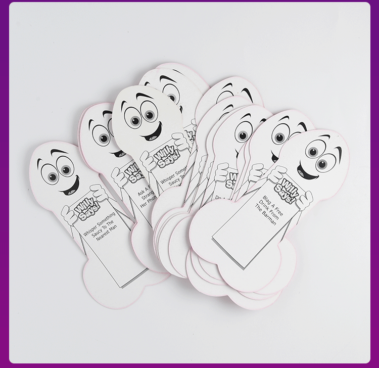 跨境亚马逊单身酒吧派对道具Willy Says真心话大冒险情趣纸牌详情3