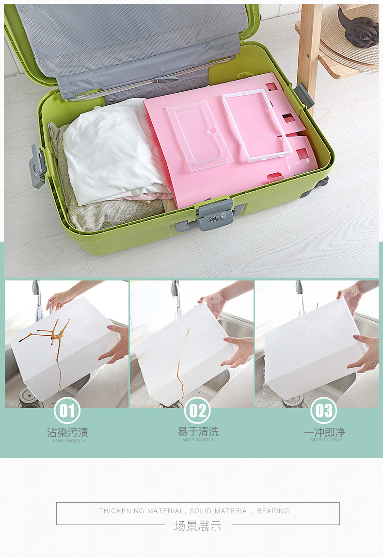 加厚透明鞋盒塑料鞋盒子收纳鞋子收纳盒鞋箱翻盖抽屉式鞋盒球鞋详情14