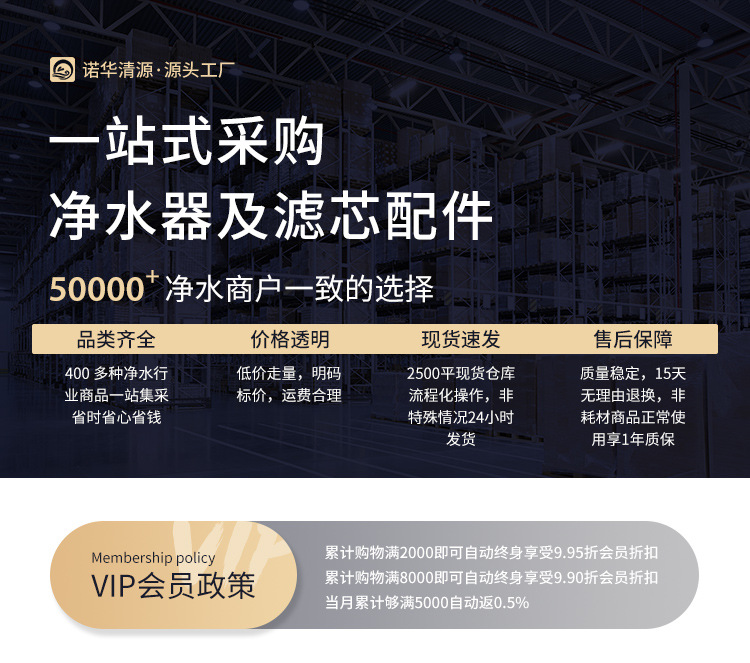 透明10寸滤瓶2分4分前置过滤器PP棉泥沙铁锈净水器铜口免挂板防爆详情1