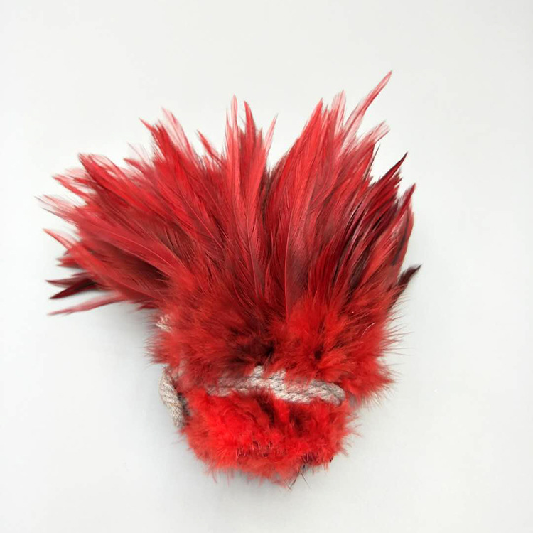 Hunan origin: 5-6-inch colorful chicken feathers, cat toys, dream catchers, hat flower accessories, DIY feathers pic 19