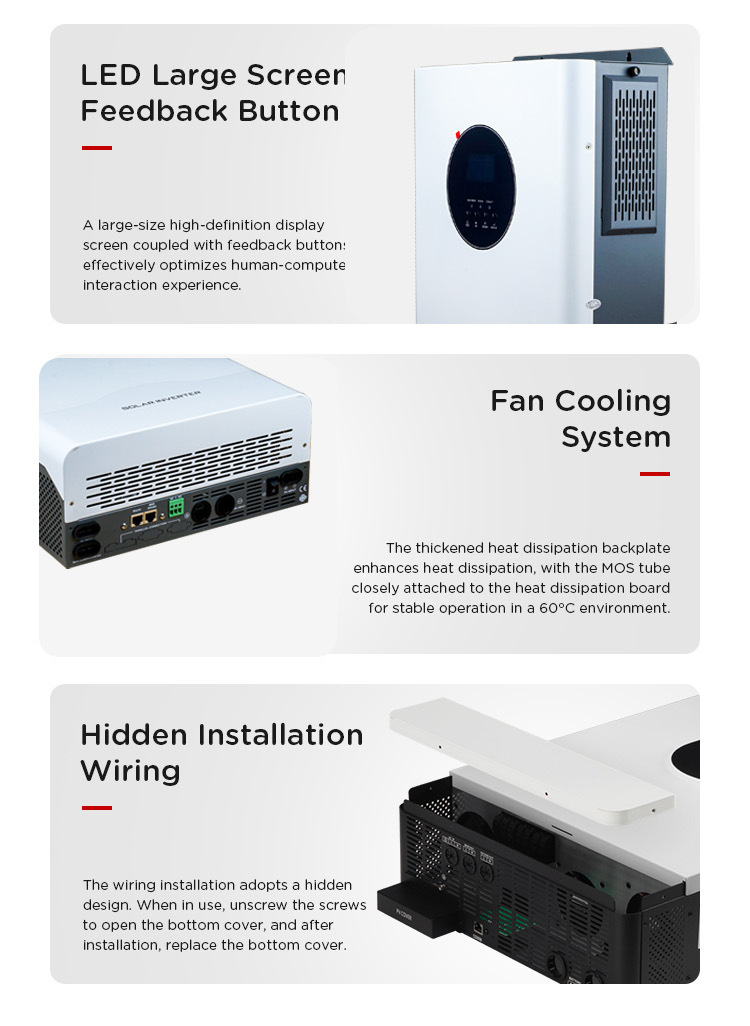 The Liqun solar reverse control integrated machine with a power of 6.2kw is equipped with an mppt solar controller and a hybrid control inverter pic 10